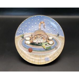 Limited Ed Happiness by Gary Patterson Danbury Mint Comical Cats Collector Plate